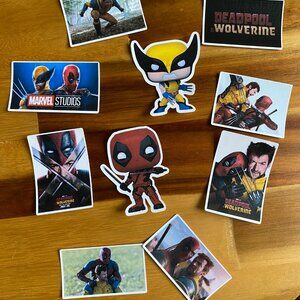 Set Of 10 Deadpool & Wolverine Stickers X-men 97 Marvel Comics Best Friend H2O